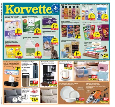 Korvette Flyer February 26 to March 11
