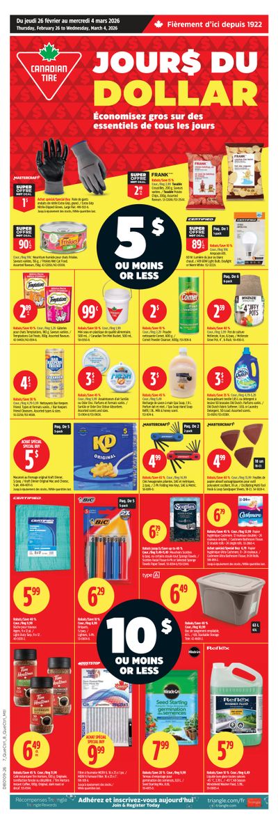 Canadian Tire (QC) Flyer February 26 to March 4