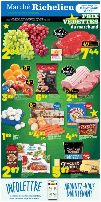 Marche Richelieu Flyer February 26 to March 4