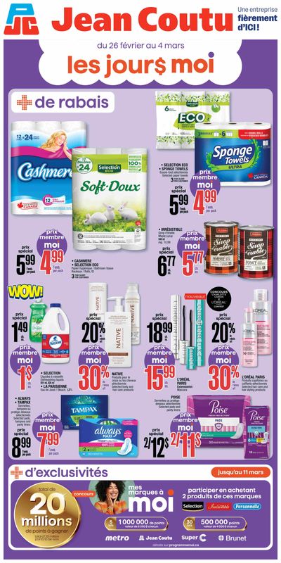 Jean Coutu Flyer February 26 to March 4