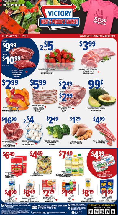 Victory Meat Market Flyer February 24 to 28