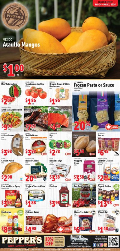 Pepper's Foods Flyer February 24 to March 2