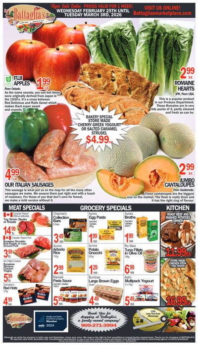 Battaglia's Marketplace Flyer February 25 to March 3