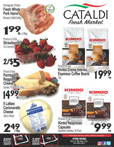 Cataldi Fresh Market Flyer February 25 to March 3