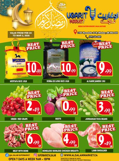Ugarit Market Flyer February 24 to March 2