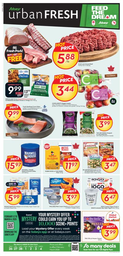 Sobeys Urban Fresh Flyer February 26 to March 4