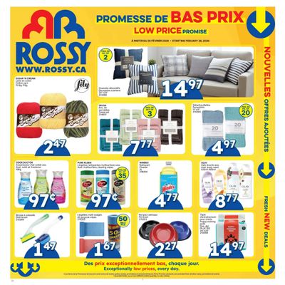 Rossy Low Price Promise Flyer February 26 to March 25