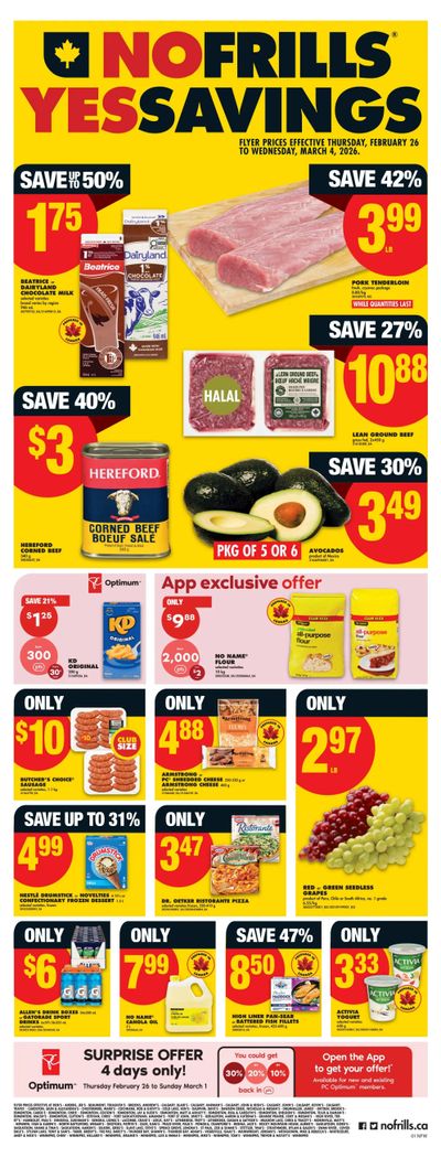 No Frills (West) Flyer February 26 to March 4