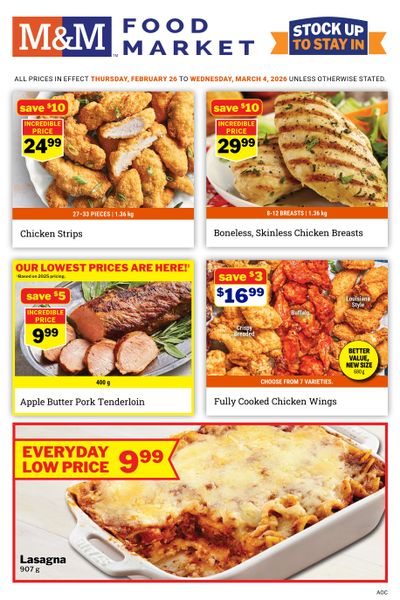M&M Food Market (Atlantic, ON & West) Flyer February 26 to March 4