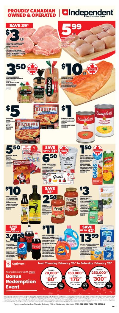 Independent Grocer (Atlantic) Flyer February 26 to March 4