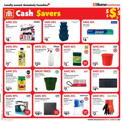 Home Hardware (ON) Flyer February 26 to March 11