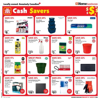 Home Hardware (Atlantic) Flyer February 26 to March 11