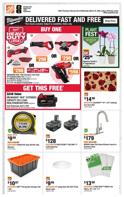Home Depot (BC) Flyer February 26 to March 18