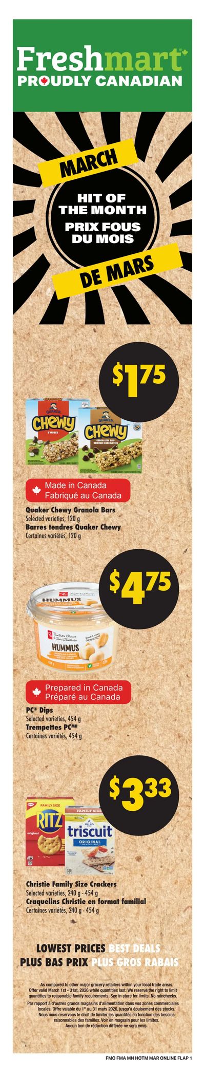 Freshmart (Atlantic) Flyer February 26 to March 4