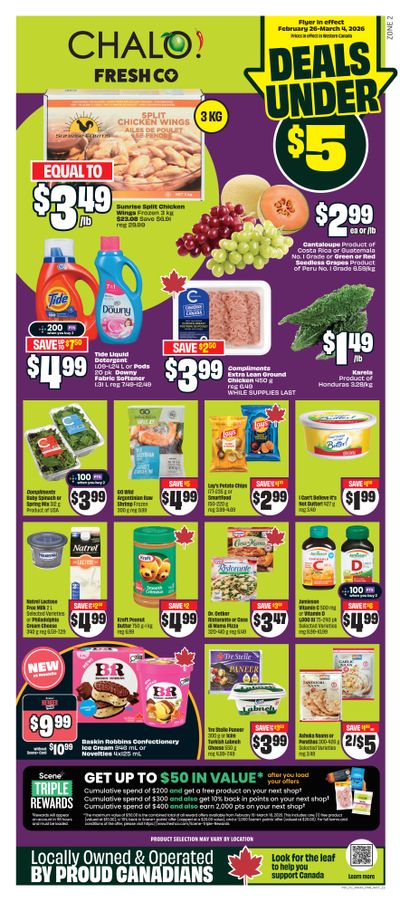 Chalo! FreshCo (West) Flyer February 26 to March 4