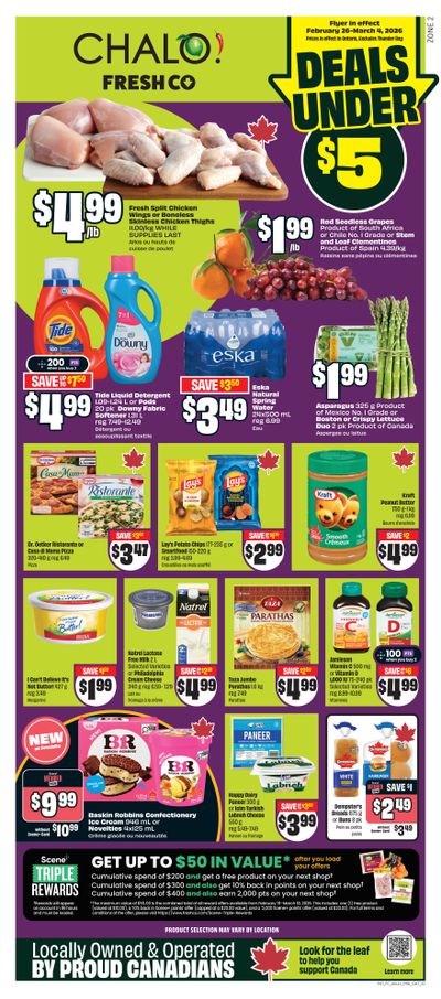 Chalo! FreshCo (ON) Flyer February 26 to March 4