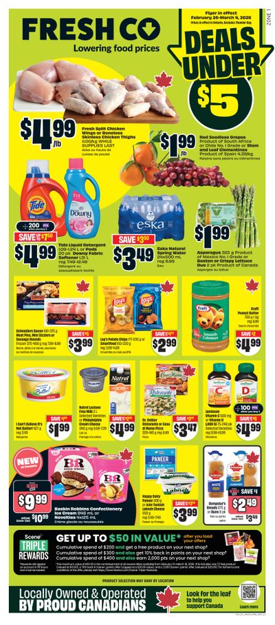 FreshCo (ON) Flyer February 26 to March 4