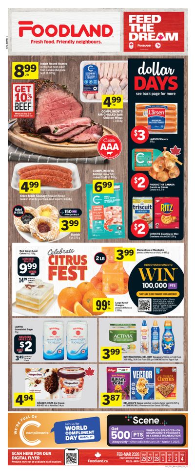 Foodland (Atlantic) Flyer February 26 to March 4