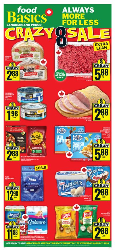 Food Basics Flyer February 26 to March 4