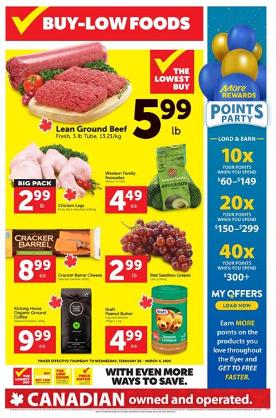 Buy-Low Foods Flyer February 26 to March 4