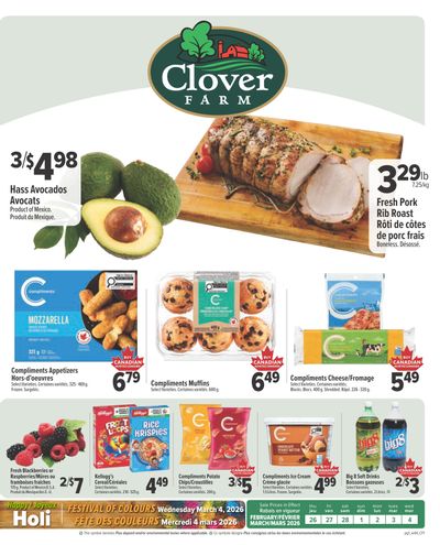 Clover Farm (Atlantic) Flyer February 26 to March 4