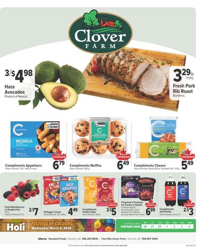 Clover Farm (AB) Flyer February 26 to March 4