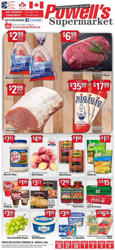 Powell's Supermarket Flyer February 26 to March 4