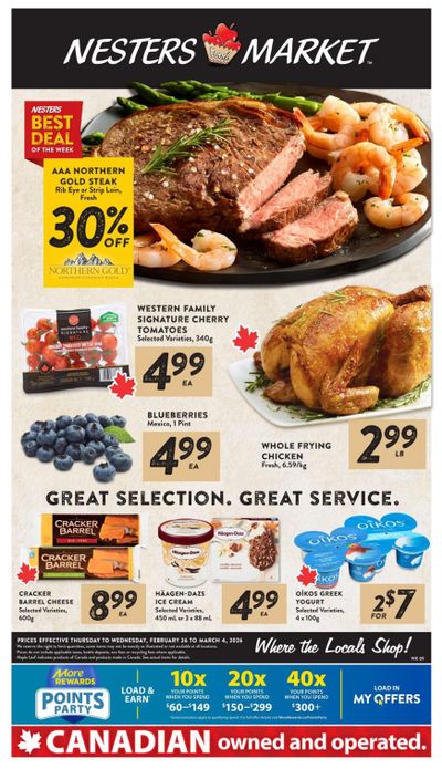 Nesters Market Flyer February 26 to March 4