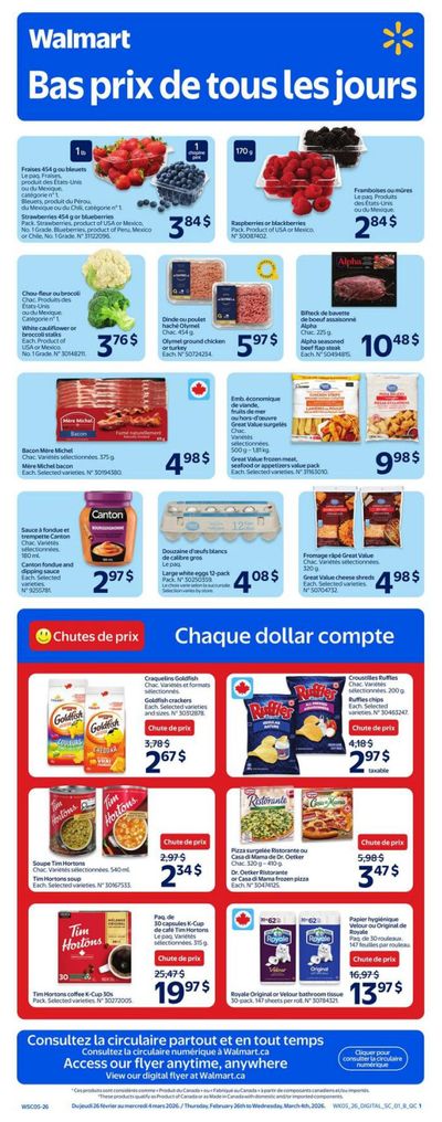 Walmart (QC) Flyer February 26 to March 4