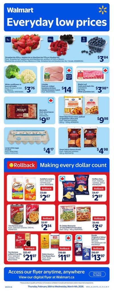 Walmart (West) Flyer February 26 to March 4
