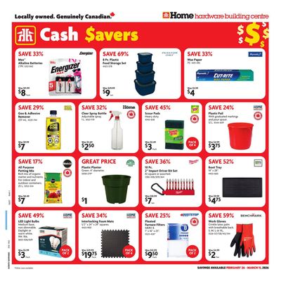 Home Hardware Building Centre (Atlantic) Flyer February 26 to March 11