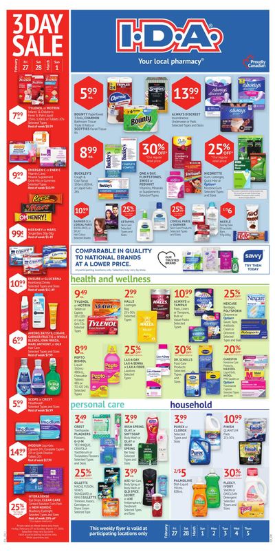 I.D.A. Flyer February 27 to March 5