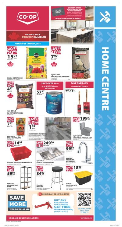 Co-op (West) Home Centre Flyer February 26 to March 4
