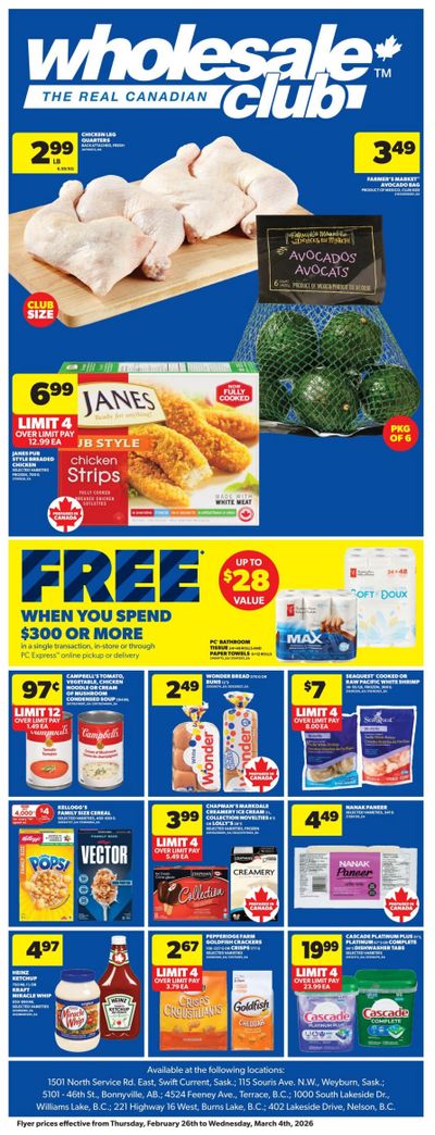 Real Canadian Wholesale Club Flyer February 26 to March 4
