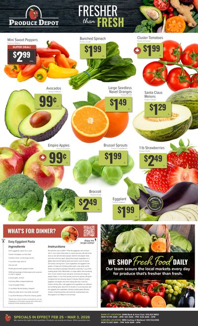Produce Depot Flyer February 25 to March 3