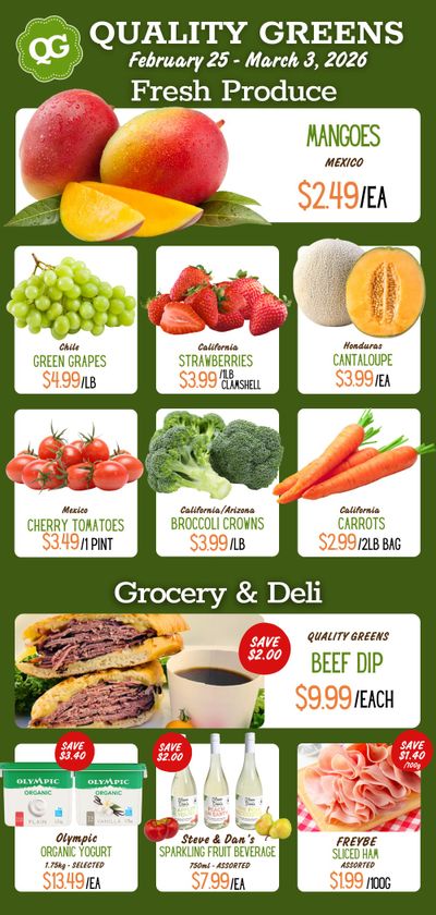 Quality Greens Flyer February 25 to March 3