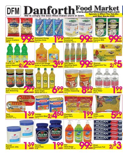 Danforth Food Market Flyer February 26 to March 4