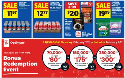 Real Canadian Superstore Ontario: Bonus Redemption Event February 26th – 28th