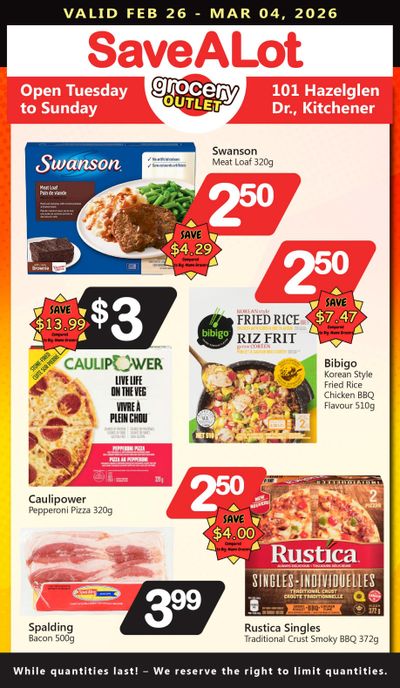 SaveALot Grocery Outlet Flyer February 26 to March 4