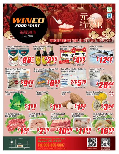 WinCo Food Mart (HWY 7) Flyer February 26 to March 4