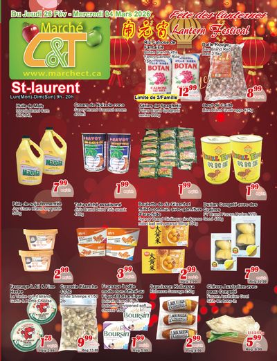 Marche C&T (St. Laurent) Flyer February 26 to March 4