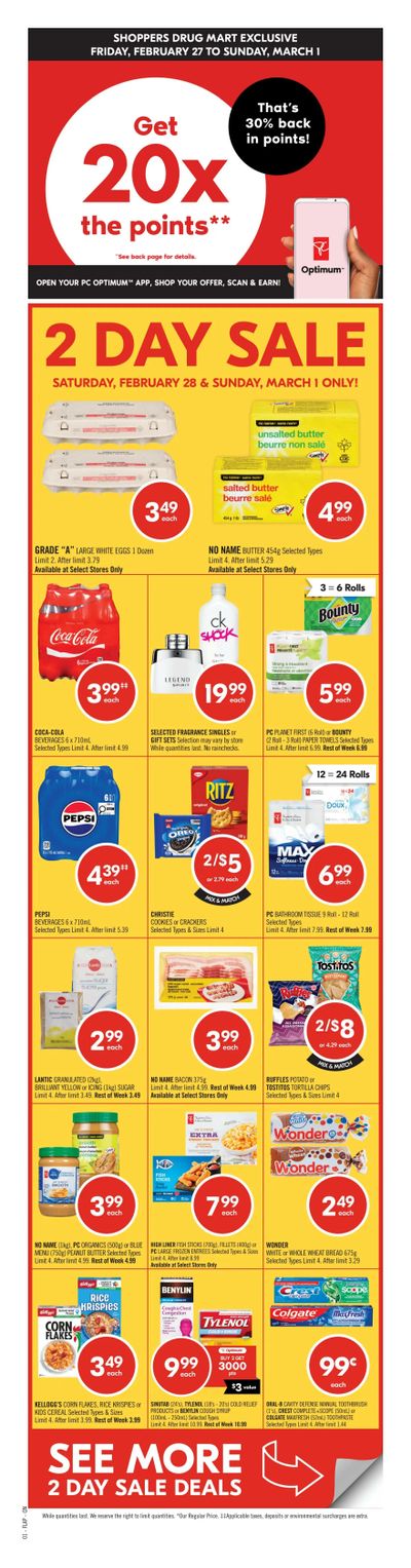 Shoppers Drug Mart (ON) Flyer February 28 to March 5