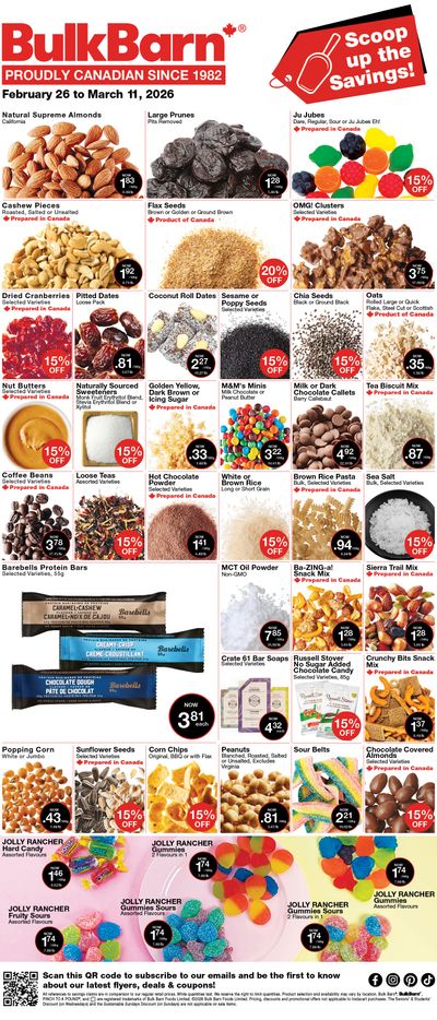Bulk Barn Flyer February 26 to March 11