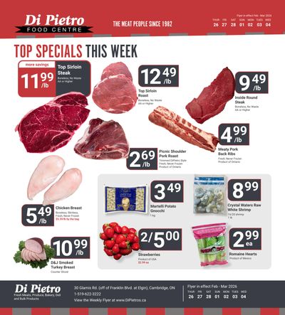 Di Pietro Food Centre Flyer February 26 to March 4