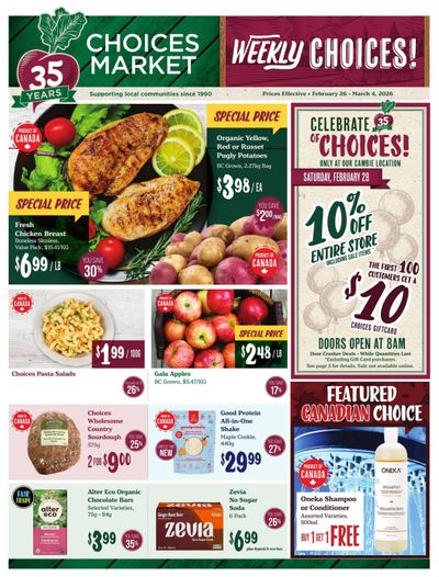 Choices Market Flyer February 26 to March 4