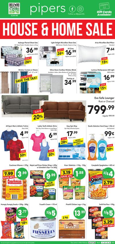 Pipers Superstore Flyer February 26 to March 4