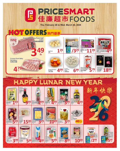 PriceSmart Foods Flyer February 26 to March 4