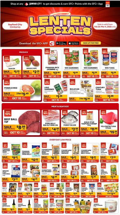 Seafood City Supermarket (ON) Flyer February 26 to March 4