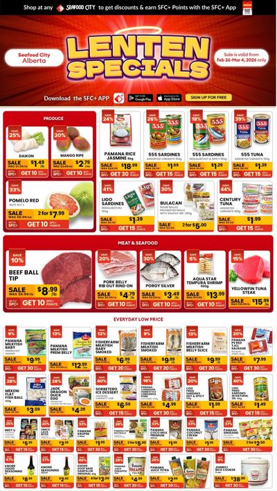 Seafood City Supermarket (AB) Flyer February 26 to March 4