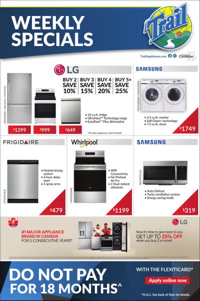 Trail Appliances (AB & SK) Flyer February 26 to March 4